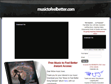 Tablet Screenshot of musictofeelbetter.com